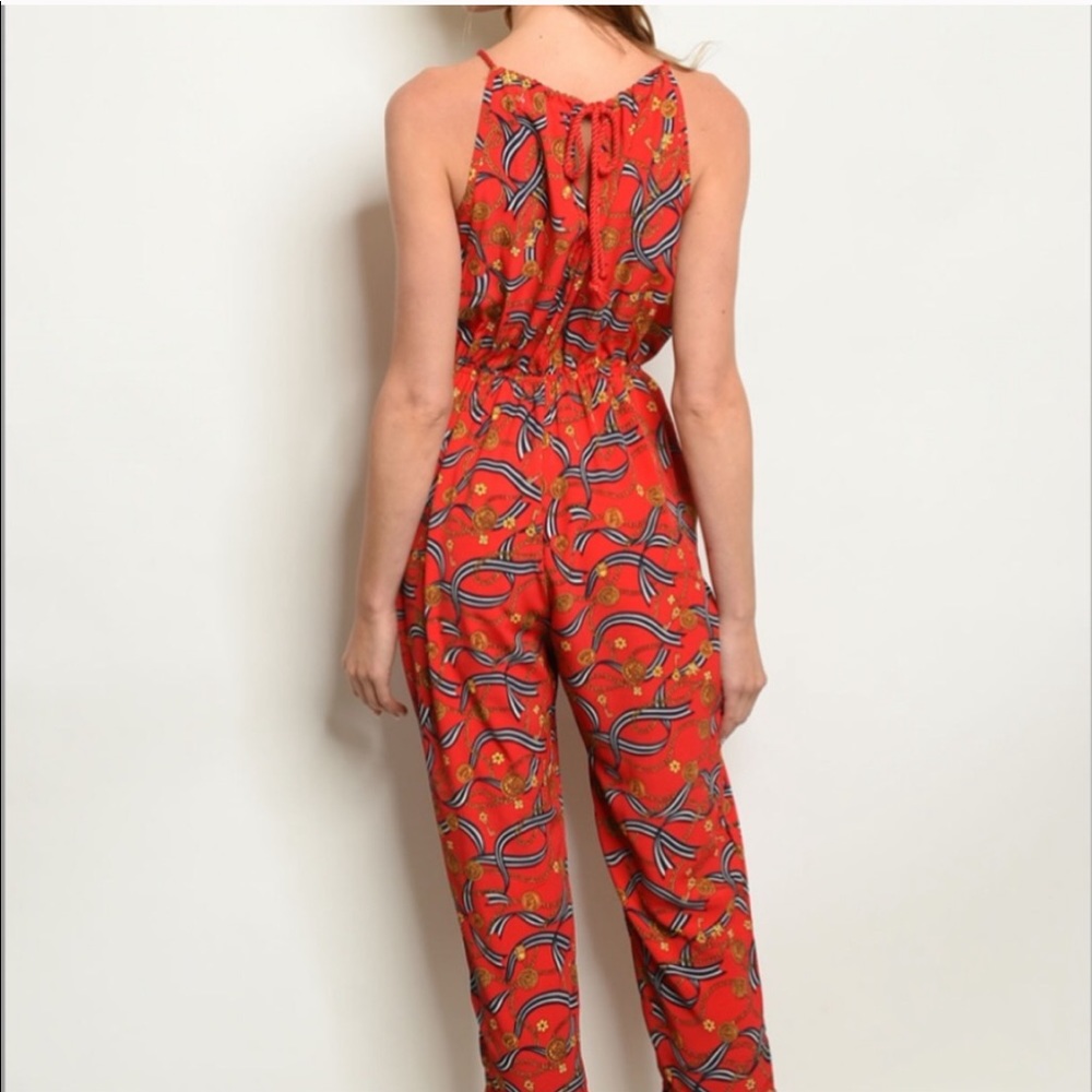 CLEARANCE ‼️⚡️RED PRINT- Jumpsuit ⚡️ - Picture 3 of 3